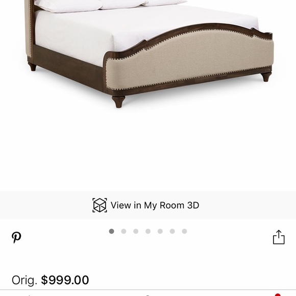 KING Macy’s full bed frame - Picture 2 of 2